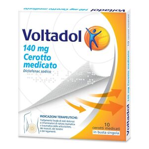 Haleon Italy Srl Voltadol - 10 Cerotti Medicati per il Trattamento dei Dolori Muscolari e Articolari