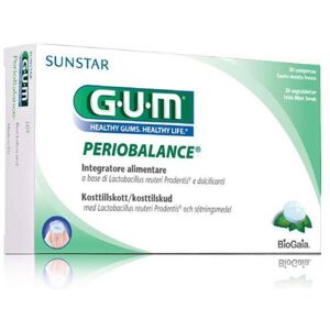 Sunstar Gum Periobalance Probiotico 30 Compresse - Equilibrio Orale Naturale per Gengive Sane