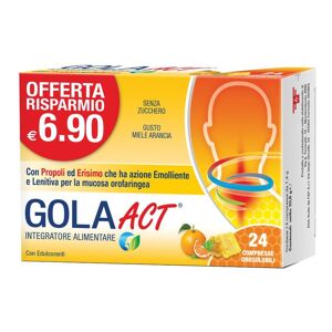 F&f Srl Gola Act Miele Arancia - Integratore alimentare  62,4 g