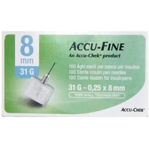 ROCHE DIABETES CARE ITALY SpA ACCU-FINE AGO G31 8MM 100PZ