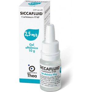 THEA FARMA SpA SICCAFLUID*GEL OFT 10G 2,5MG/G