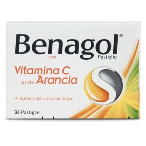 RECKITT BENCKISER H.(IT.) SpA Benagol Vit C Pastiglie Con Vitamina C Gusto Arancia 36 Pastiglie