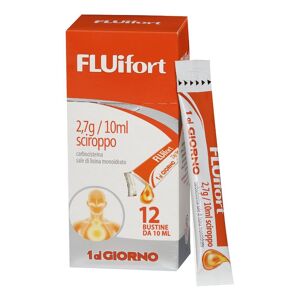 DOMPE' FARMACEUTICI SpA Fluifort sciroppo 12 bustine 2,7 g-10 ml