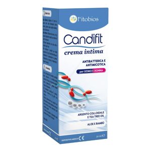 FITOBIOS Srl Fitobios Candifit Crema Intima Antibatterica e Antimicotica 30 ml+6 Applicatori