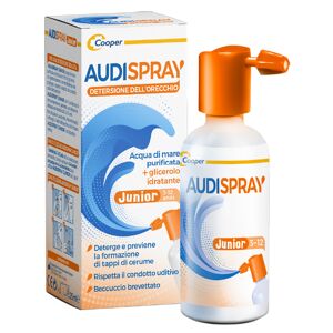 PASQUALI Srl Audispray Junior 3-12 Anni Soluzione Di Acqua Di Mare Ipertonica Spray Senza Gas Igiene Orecchio 25ml