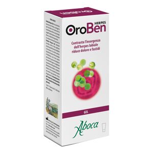 Aboca OroBen - Herpes Gel Contrasta l'Herpes Labiale e Riduce il Fastidio, 8ml