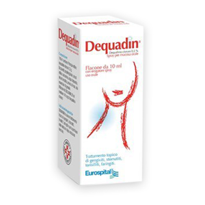 Eurospital Dequadin 0,5% Spray Per Mucosa Orale Flacone 10 Ml