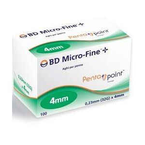 Corman Ago Per Penna Da Insulina Bd Microfine Pentapoint Gauge 32 4 Mm 100 Pezzi