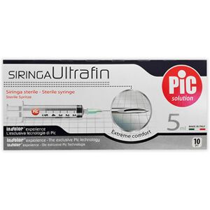 Pikdare Siringa Pic Ultrafine 5 Ml Ago 14 10 Pezzi