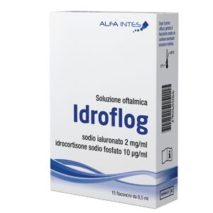 Alfa Intes (ind.ter.splendore) Idroflog Soluzione Oftalmica 15 Flaconcini Monodose Da 0,5ml