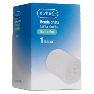 Alliance Healthcare Alvita Benda di Garza Orlata 5cmx5m