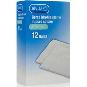 Alliance Healthcare Alvita Garza Idrofila 18cmx40cm 12 pezzi