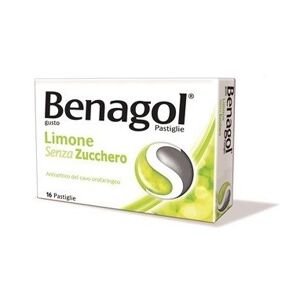 Reckitt Benckiser Benagol*limone senza zucchero 16 pastiglie