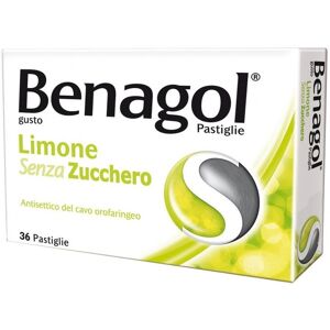 Reckitt Benckiser Benagol*limone senza zucchero 36 pastiglie