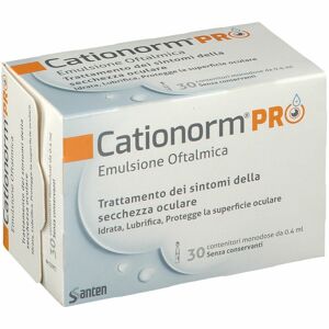 santen Cationorm pro ud collirio 30 fiale monodose da 0,4ml