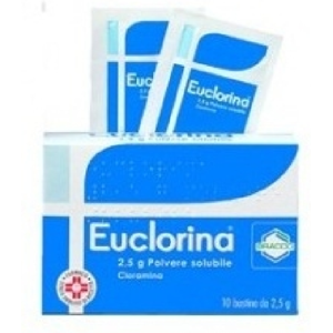 bracco_divfarmaceutica Euclorina polvere solubile 10 bustine da 2,5g di cloramina