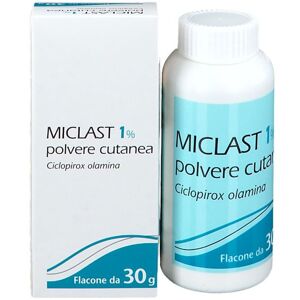 pierre_fabre Miclast Polvere Cutanea Antimicotica 1% Flacone 30 Grammi