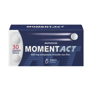 Angelini Pharma MomentAct Ibuprofene 400mg 30 Compresse Rivestite