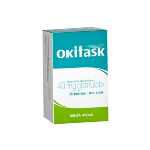 Dompè Okitask Farmaco Orosolubile Mal di Testa e Cervicale 30 bustine