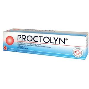 PROCTOLYN*crema rett 30 g 0,1 mg/g + 10 mg/g