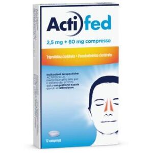 ACTIFED*12 cpr 2,5 mg + 60 mg