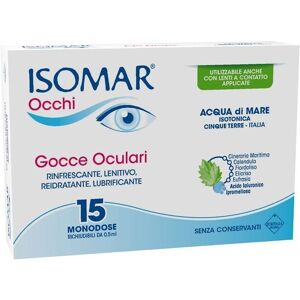 Euritalia Pharma Isomar Occhi Gocce Oculari 15 Flaconcini Monodose Da 0,5ml