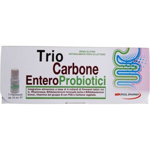 Pool Pharma Trio Carbone Enteroprobiotici 7 Flaconi