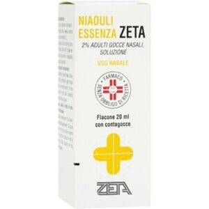 ZETA FARMACEUTICI Niaouli Essenza 2% Zeta Gocce Nasali Adulti 20 Gr