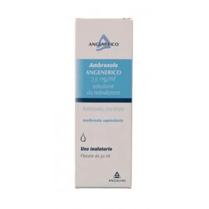 ANGELINI Ambroxolo Angenerico 7, 5 mg/ml Ambroxolo Soluzione da Nebulizzare Flacone 50 ml