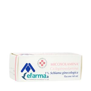 MICOXOLAMINA Schiuma Ginecologica 1% Ciclopiroxolamina 60 ml