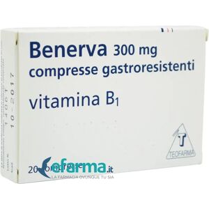 BENERVA 300 mg Vitamina B1 20 Compresse Gastroresistenti