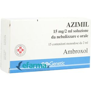 Azimil Soluzione da nebulizzare 15mg/2ml Ambroxolo Tosse 15 Flaconcini