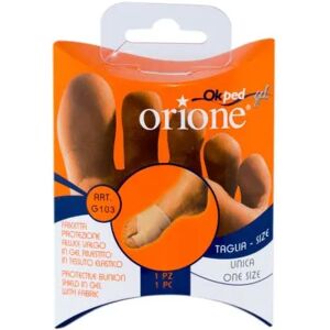 ORIONE Safte Okped Fascetta Protezione Alluce Valgo in Gel Rivestito in Tessuto Elastico G103