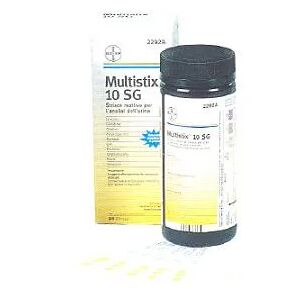 Multistix 10 SG Strisce Reattive Per Urina A 10 Parametri 100 Pezzi
