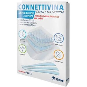 Connettivina Cerotto Hi Tech Medicazione Adesiva 4 Pezzi Misure Miste