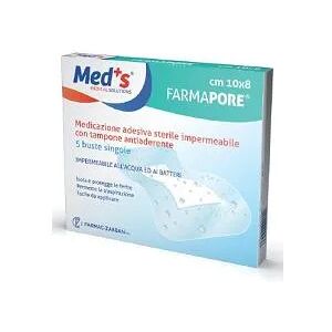 Med's Medicazione Adesiva Sterile Trasparente Impermeabile 5 m x 7 cm 5 Pezzi