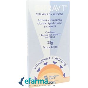 Sifravit Silicone In Forma Laminare Trattamento Cicatrici 12x7 cm