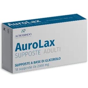 AUROLAX Supposte Adulti 2500 mg Con Glicerolo 18 Supposte