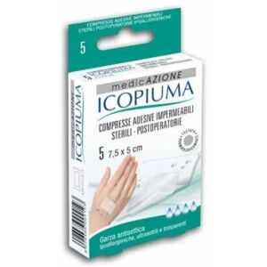 ICOPIUMA Compresse Adesive Postoperatorie 5x7,5 cm