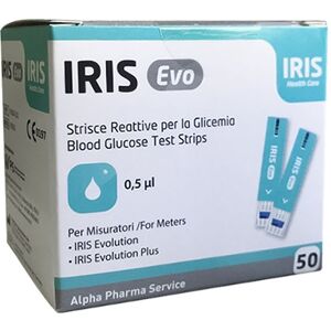 Alpha Pharma Service Iris Evo Strisce Glicemia 50 Pezzi