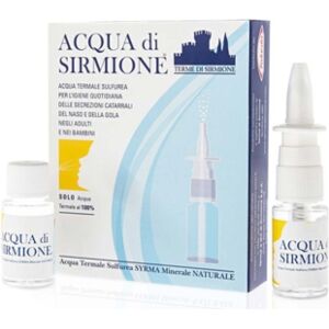 Terme di Sirmione Acqua di Sirmione Protezione Vie Respiratorie Acqua Termale Spray 6 Flaconcini