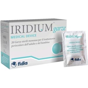 Fidia Farmaceutici Linea Benessere dell'Occhio Iridium Garze Oculari 20 Garze