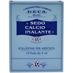 Deca Laboratorio Linea Aerosol Sedo Calcio Inalante 10 Fiale 2 Ml