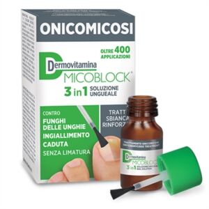 Dermovitamina Micoblock 3 in 1 Soluzione Ungueale flaconcino da 7 ml.