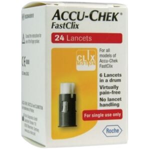 Accu-Chek Linea Controllo Glicemia FastClix 24 Lancette Pungidito