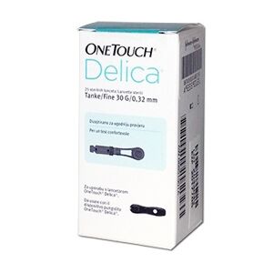 OneTouch LifeScan Linea Controllo Glicemia Delica 25 Lancette Sterili
