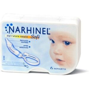 Narhinel Linea Pulizia Salute del Naso Aspiratore Muco Nasale + 2 Ricambi Soft