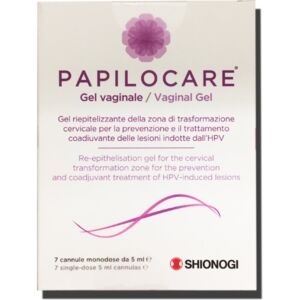 Shionogi Linea Ginecologica Papilocare Gel Vaginale 7 cannule monodose