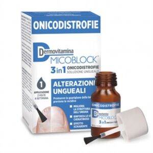 Dermovitamina Micoblock Onicodistrofie Soluzione Ungueale flaconcino da 7 ml.