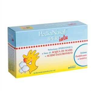 Pediatrica Linea Igiene Naso Pedianasal Iso Ialu 20 flaconcini da 5 ml